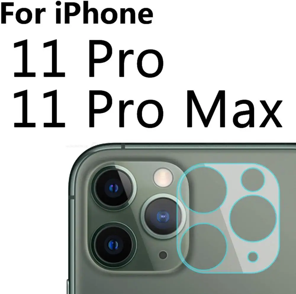 9H Защитная пленка для объектива камеры заднего вида из закаленного стекла для Iphone 11 Pro Max 11Pro Max Mental Circle защитная пленка Pantalla - Цвет: 4