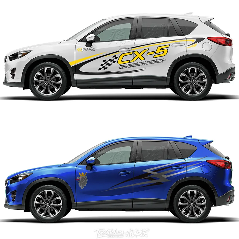 Автомобильная наклейка для Mazda CX-5, наружное украшение, Модифицированная наклейка CX5, автомобильные принадлежности, наклейка из фольги