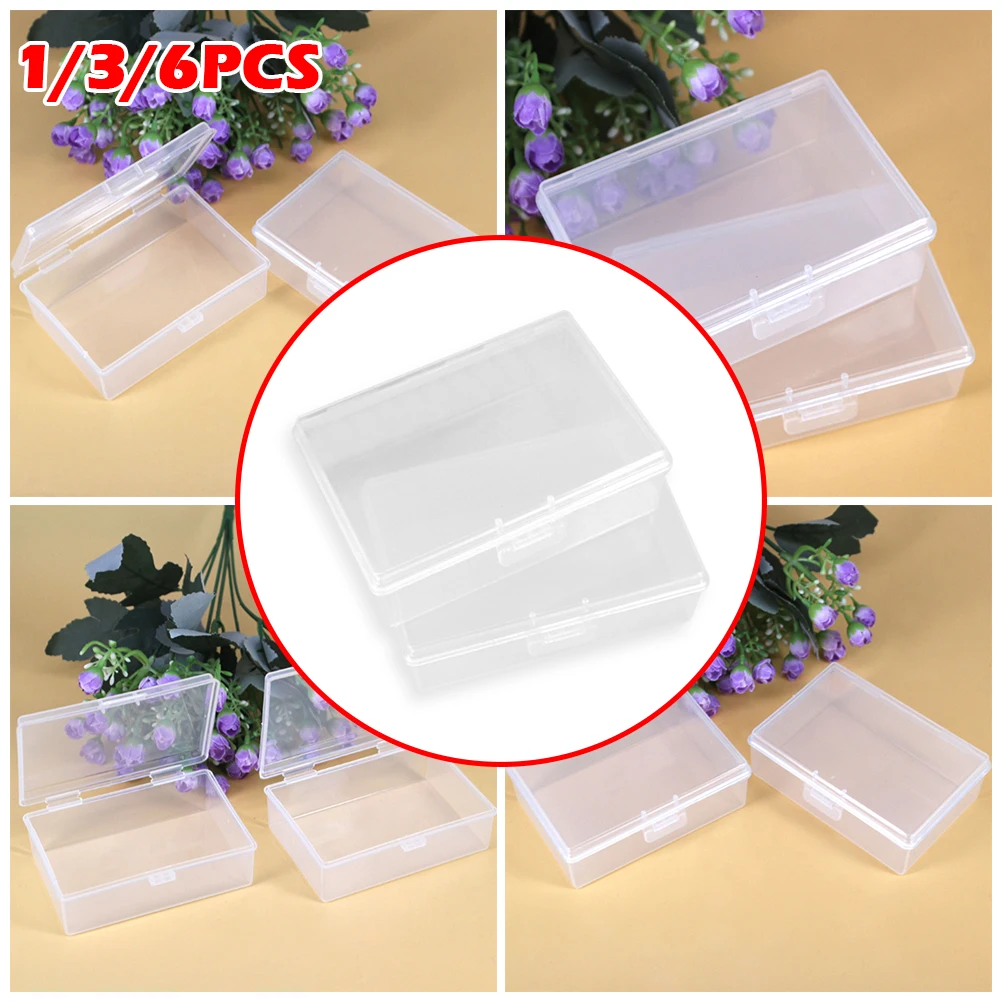 Transparent Plastic Boxes Playing Cards Container Plastic Storage Case Packing Poker Game Card Box For Pokers Set Wholesale