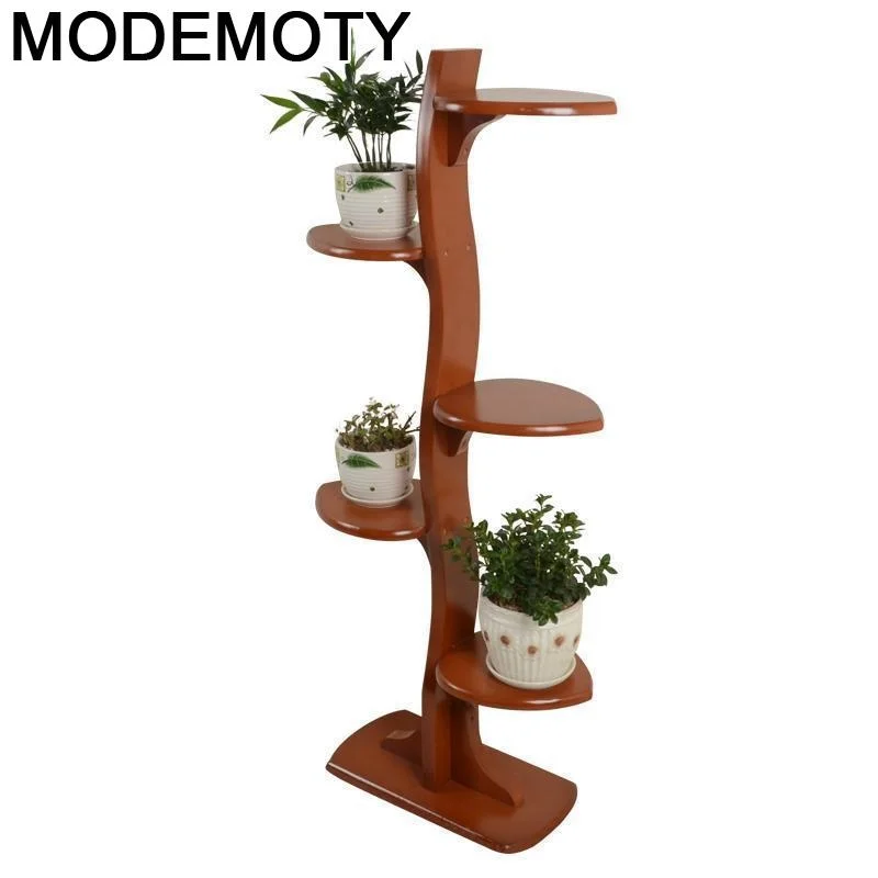 Plante Rak Bunga Mueble Para Plantas Escalera Decorativa Madera Living Room Outdoor Plant Rack Balcony Shelf Flower Stand | Мебель