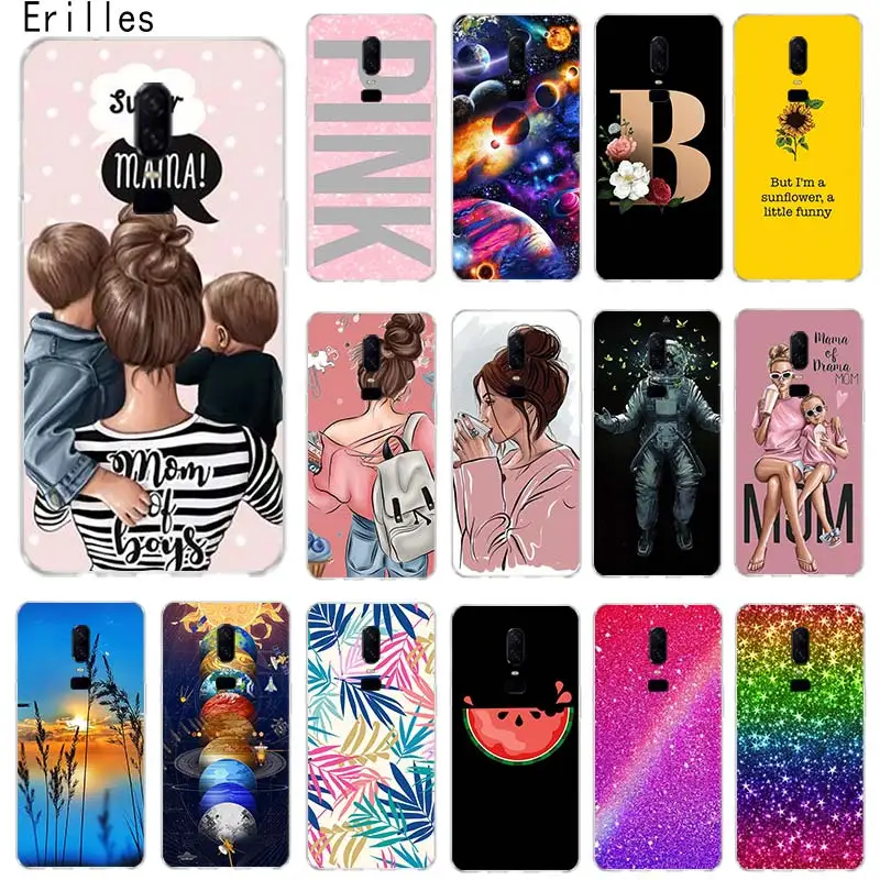 

Phone Case For Oneplu 6 Phone Back For OnePlus 6T Full Protective For 1+6 1+6T TPU Cover Cartoon Capa Soft Shell Silicone Coque