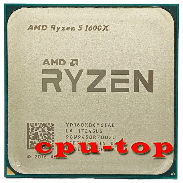 Free Shipping Amd Ryzen 5 1600x 3.6 Ghz Six-core Twelve-thread Cpu  Processor 95w L3=16m Yd160xbcm6iae Socket Am4 - Cpus - AliExpress