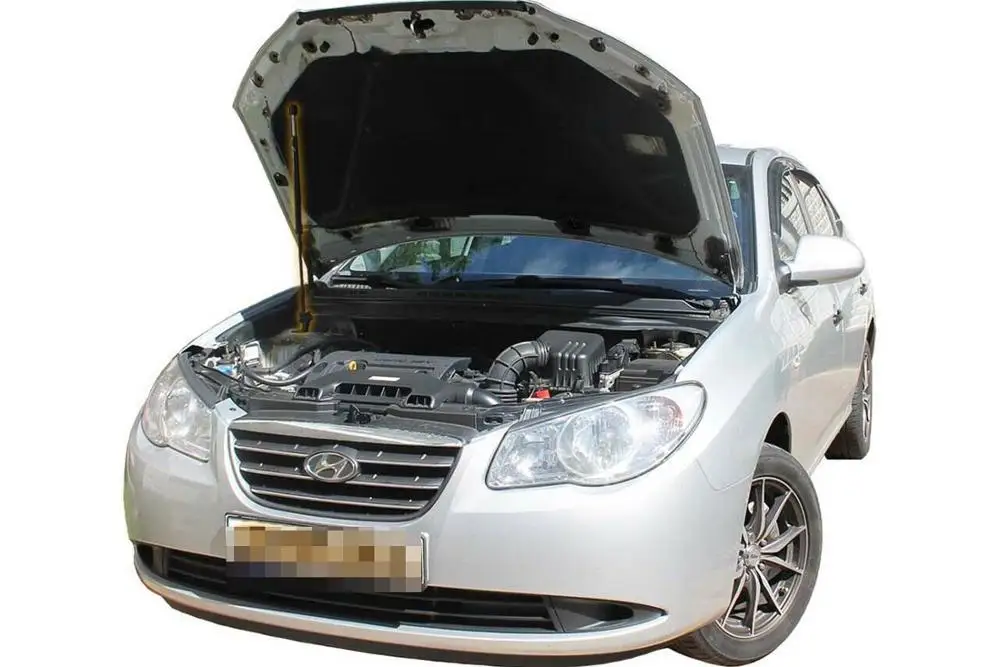 Передняя крышка капота для Hyundai Elantra HD 2006-2010 модифицированные газовые стойки
