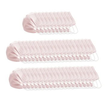 

50pcs Disposable Cloth Face Coverings Face Mouth Cover With Ear Loops,cup Cloths,breathable Earloop Face Cover Covers