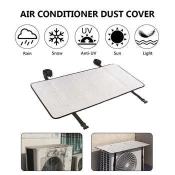 

Outdoor Air Conditioner Dust Cover Waterproof Anti-Dust Dust Cover Sunproof Rainproof Air Conditioning Protectors Accessories