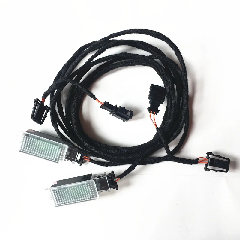 Car Rear led Footwell Light Footsteps Space lamp Cable wiring harness 5GG947409 For PassatB8 Golf 7 MK7 7.5 Rline Tiguan Jetta 6 |