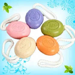 Korean Volcanic Mud Soap Rubbing Mud Cleaning Soap Face Washing BathSoap Essential Oil BathSoap