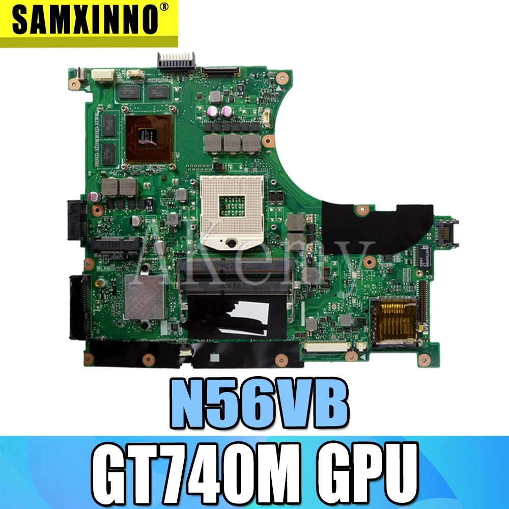 N56VB Moederbord Voor Asus N56VM N56VZ N56V N56VV N56VJ Laptop Moederbord Getest 100% Werk Originele Moederbord GT740M Gpu N56VB Moederbord Voor Asus N56VM N56VZ N56V N56VV N56VJ Laptop Moederbord Getest 100% Werk Originele Moederbord GT740M Gpu