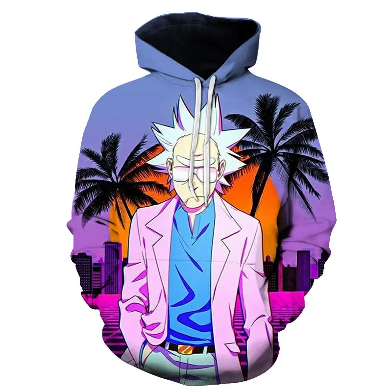 

New Fashion Men's Breathable Tops 3D Funny Cartoon Anime Printing Tops Men Fashion Street hip hop clothing Tops Sweatshirt Top