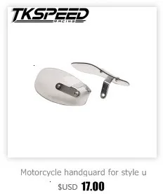 Универсальный модифицированный мотоцикл Handguard пуля светодиодный светильник защита от пыли на лобовое стекло для Kawasaki BMW Yamaha Suzuki Honda