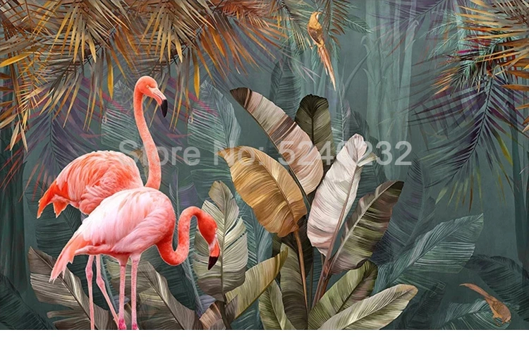 3D Poster Wandbild Flamingo Wohnkultur für Wohnzimmer Schlafzimmer
