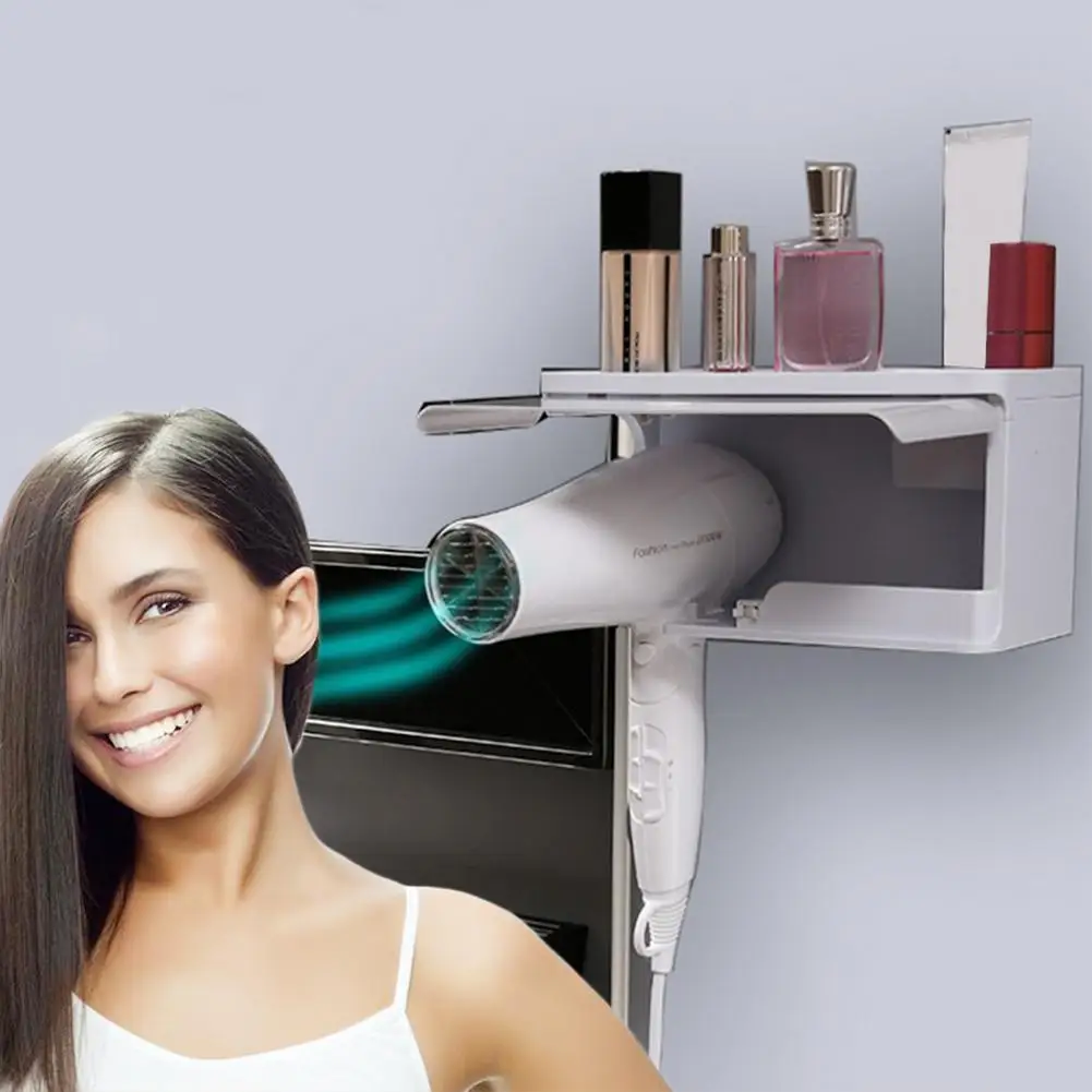 

Socket Rack Bathroom Hair Dryer Bracket Household Multifunctional Hair Dryer Toilet Wall Hanging Rack Home Storage