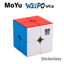 MoYu WeiPo WRM 2x2x2 скоростной Магнитный магический куб WeiPo WR 2x2 magico Cubo профессиональные детские игрушки