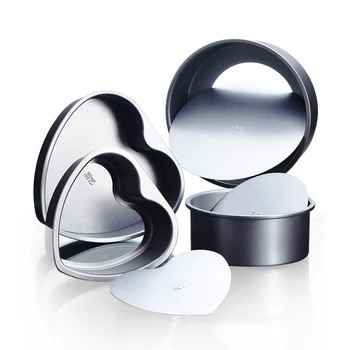 

Round Metal Baking Mould High Quality Non Stick Oven Cake Bread Cake Mould Baking Reusable Kitchen Baking Accessories JJ60HB