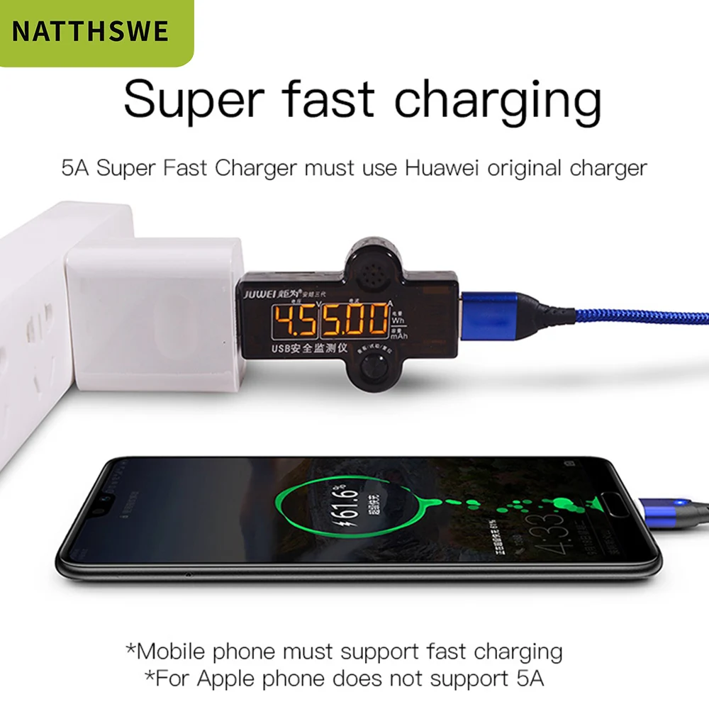 NATTHSWE Магнитный кабель Micro usb type C для быстрой зарядки Micro usb type-C Магнитный зарядный провод usb c для iphone 11 X Xr usb кабель