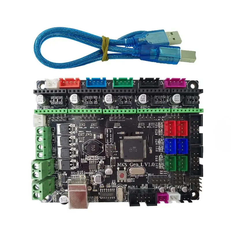 

MKS Gen L V1.0 controller PCB board integrated mainboard compatible Ramps1.4/Mega2560 R3 support a4988/DRV8825/TMC2100/LV8729