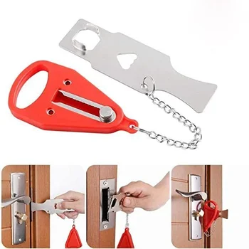 

Portable Safety Door Lock Travel Lock Childproof Door Lock Anti-theft Lock for Security Home Safety Lock Door Hardware