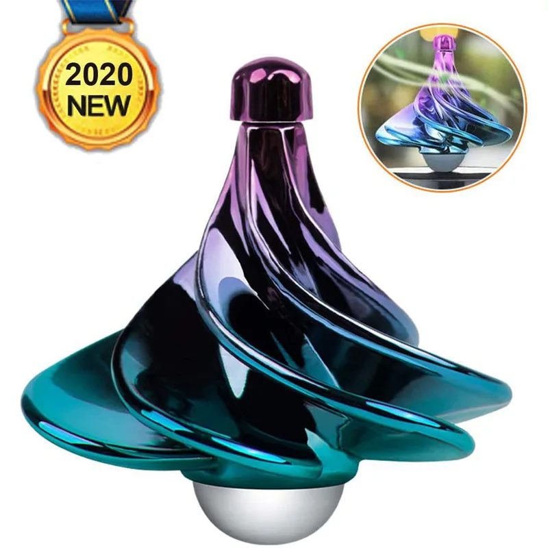 Decompression Toy Gyro Pneumatic-Spinning-Top Wind-Blowing Colorful