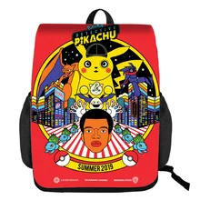 Mochila рюкзак Pokemon Пикачу рюкзак для подростков рюкзак дети обратно в школу школьные портфели для малышей и школьников женский туристический рюкзак