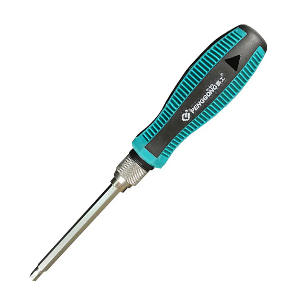 9pcs Tackle Multi-bit Portable Easy Use Durable Slotted Screwdriver Set Multifunctional Non-Slip Home Repair Hand Tools Magnetic