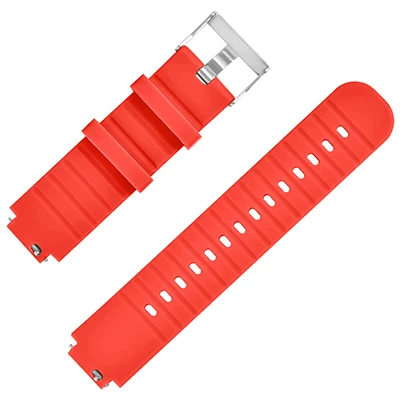 HANGRUI для Xiaomi Huami Amazfit Watch 2/Amazfit Verge 2/A1807 мягкий силиконовый спортивный ремешок на запястье ремешок быстросъемный браслет - Цвет: Red