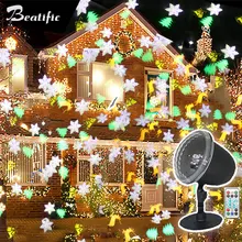 Projecteur LED étanche pour noël et nouvel an, éclairage d'extérieur, décorations de jardin, vacances, nouvel an, 2022 