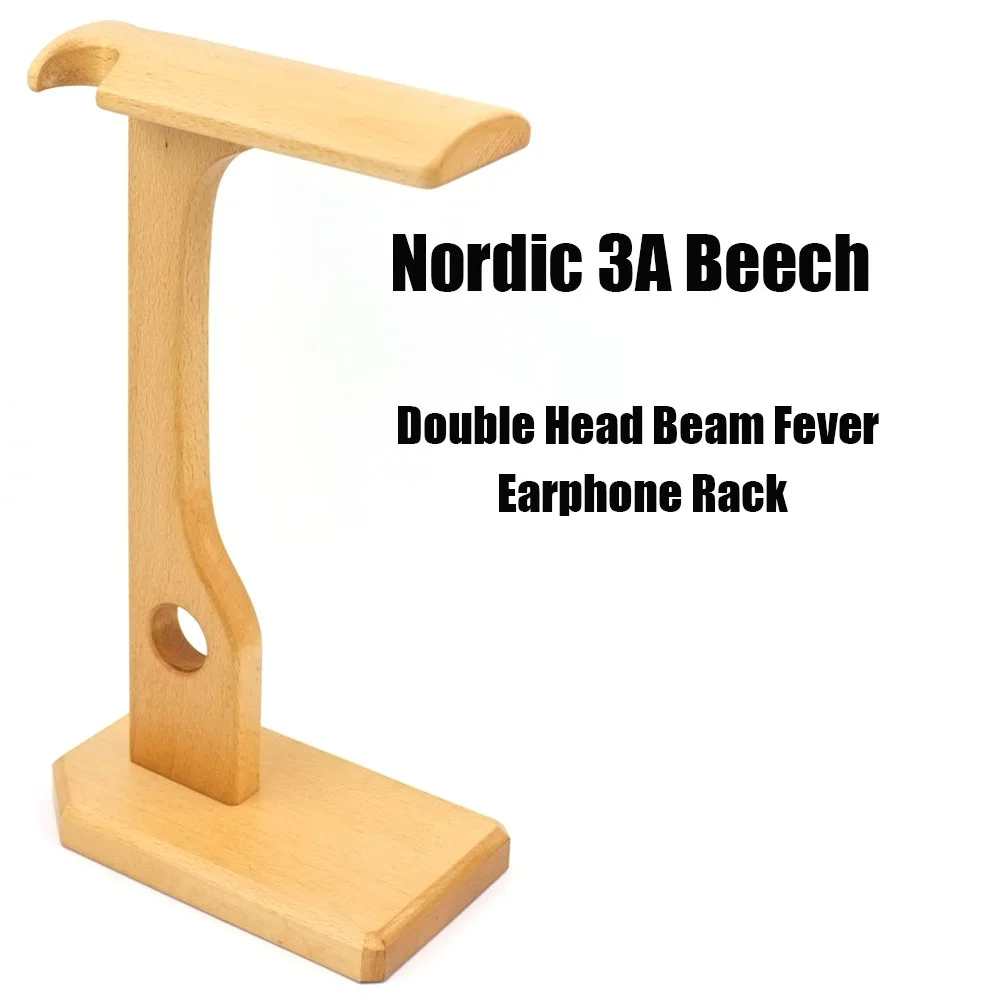 Handmade Multi-functional Wooden Headphones Holder Walnut/  Rosewood/ Red Pear Flower/ Earphone Headset Stand Desk Display Shelf