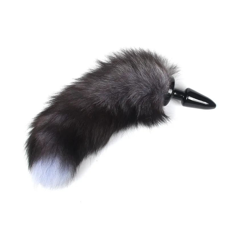 Лисий Хвост анальные игрушки плюшевые силикагель Plug Секс для женщин мужчины пара