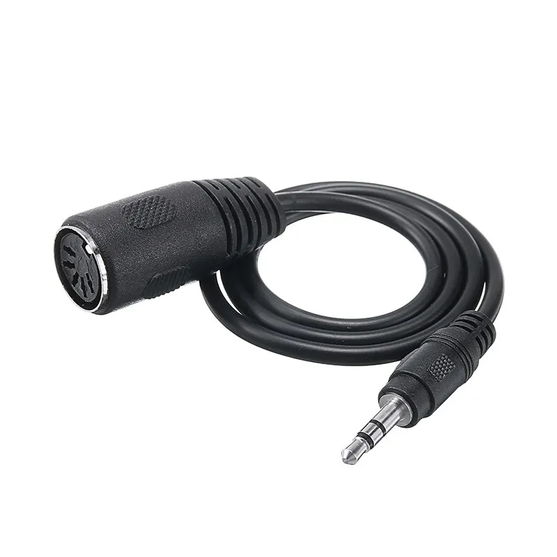 Mini 3.5mm Jack TRS Male to 5 Pin MIDI DIN Female Adapter High Quality Headphone Stereo Jack Converter Cable