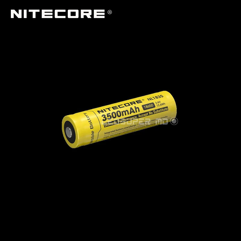 Оригинальный литий-ионный перезаряжаемый аккумулятор Nitecore NL1835 с высокой