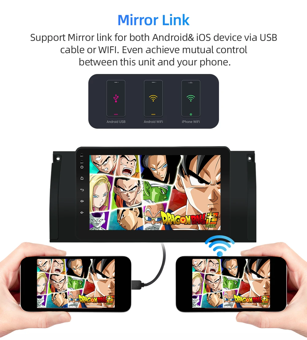 Clearance 4G RAM+64G ROM For BMW E39 Car Radio Stereo Player with Steeing wheel control HDMI Video output Free Camera Map Canbus 18