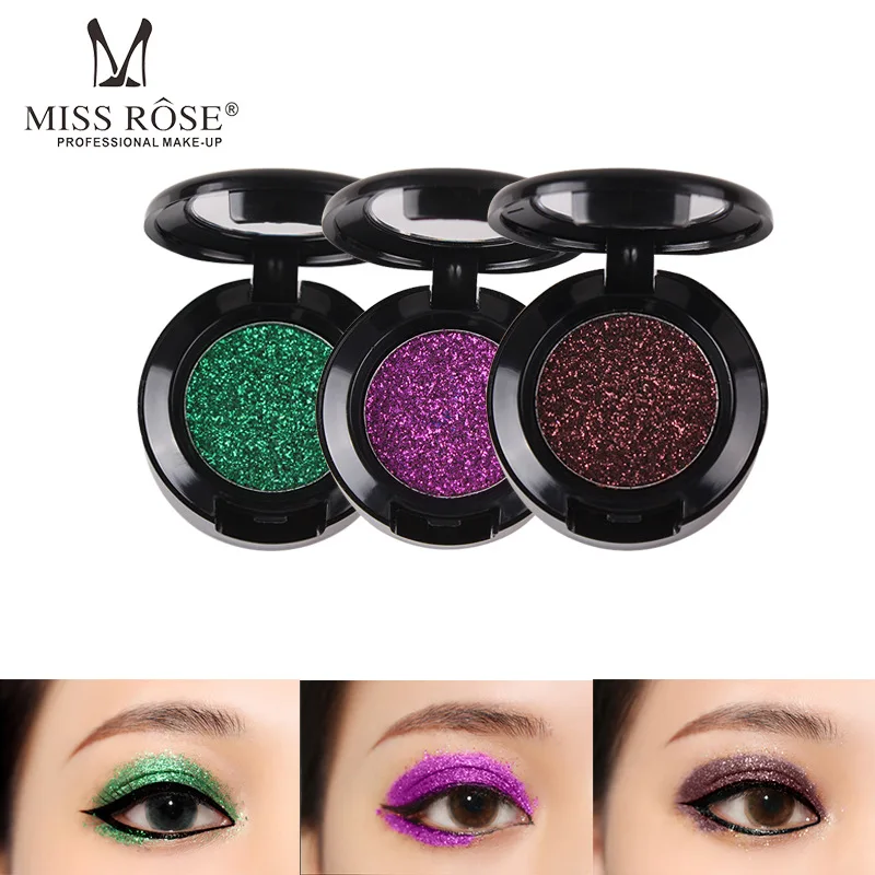 MISS ROSE Cross-border beauty Makeup монохромные перламутровые блестящие золотые умные тени для век портативные тени для век