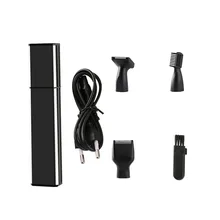 4 в 1 триммер для волос в носу триммер для бороды устройство для формирования прически моющийся Водонепроницаемый триммер для стрижки волос в носу