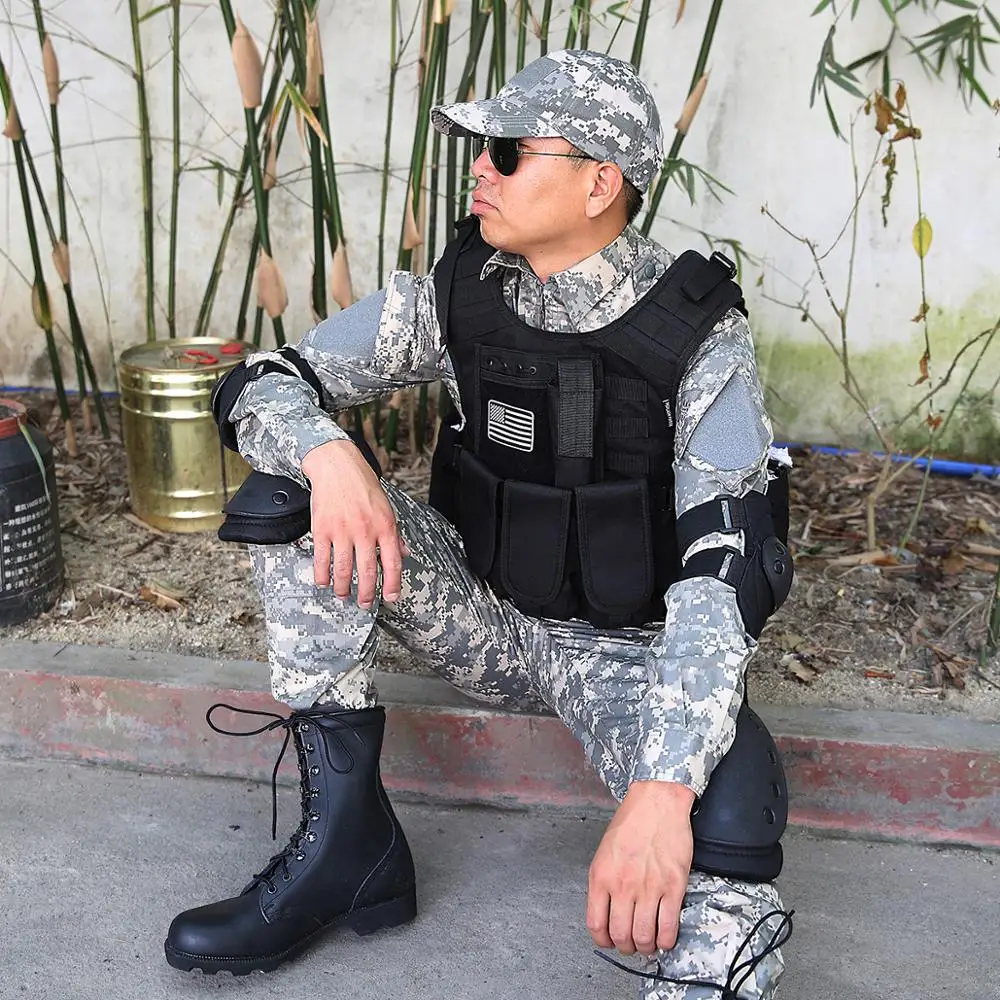 Жилет MGFLASHFORCE Molle для страйкбола тактический жилет накладка на тарелку Swat рыбалки