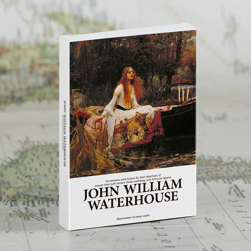 30Pcs-set John William Waterhouse Postcards Art Postcards Greeting Cards Gift Cards Wall Decor