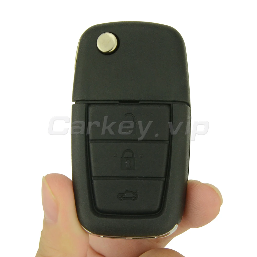 Remotekey 92213311 - 92252257 Remote Flip Car Key For Holden VE Commodore 3 Button With Horn GM46LCK Chip 434 Mhz GM45 Key Blade