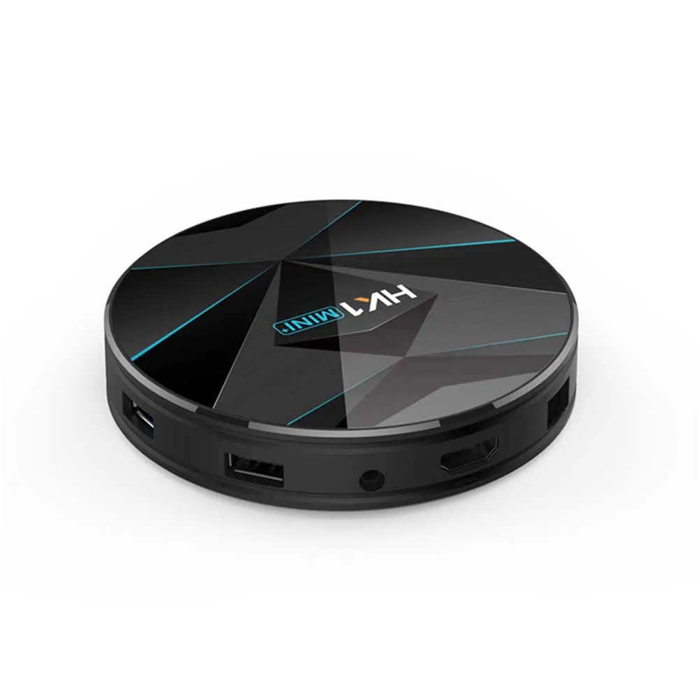 HK1 Мини плюс цифровой медиа для Android 9,0 сети высокой четкости USB двойной WiFi ТВ коробка с пультом дистанционного управления 4K BT четырехъядерный