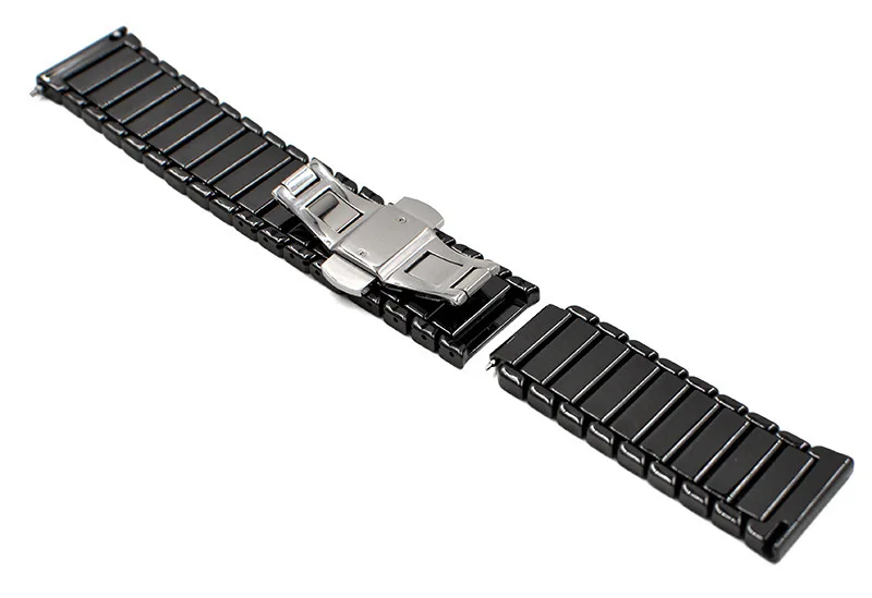 Сменный ремешок для наручных часов для Huami AMAZFIT 1/2/2 s металлическая бабочка туфли с ремешком и пряжкой Керамика бамбуковый ремешок для часов 22 мм 1SH