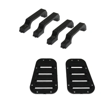 

for TRX-4 Decoration Intake Grille Cover and Door Handle for 1/10 RC Crawler Traxxas TRX4