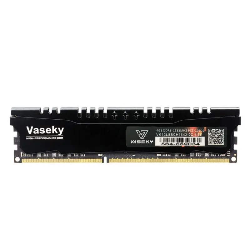 Vaseky прочный 4G пк модуль памяти RAM компьютерная настольная память DDR3 1333 МГц