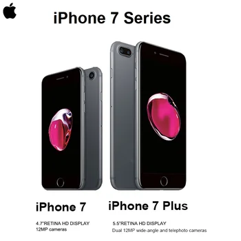

Authentic Original Apple iPhone 7/7 Plus 4.7/5.5" Retina Display A10 Touch ID 12MP Camera IOS Smartphone Waterproof Bluetooth