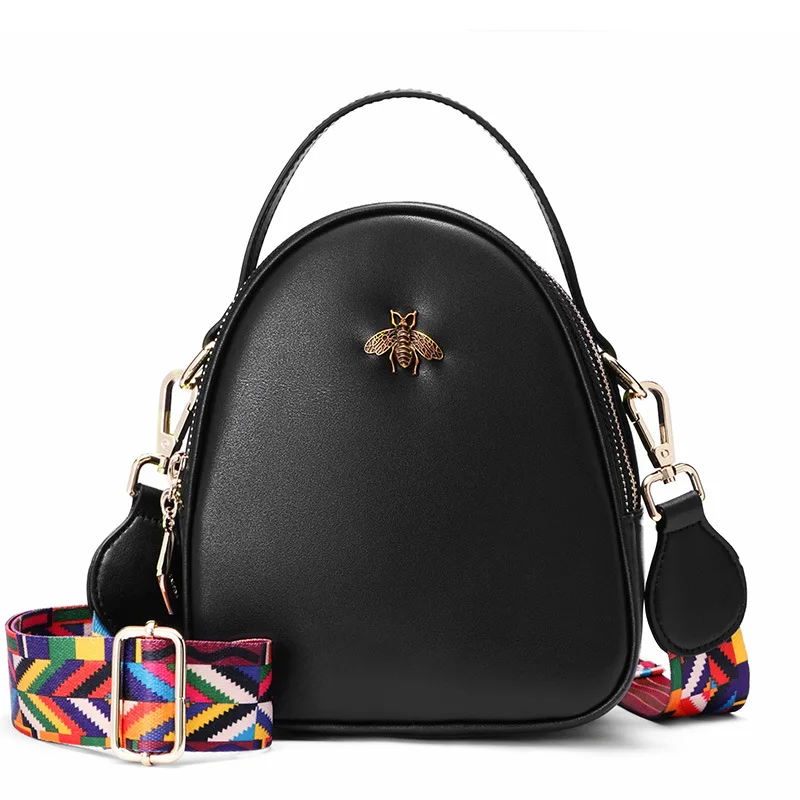 

WOMEN'S Bag Genuine Leather Korean-style Hand Hot Selling Versatile Full-grain Leather Shoulder Square Sling Bag Online Celebrit