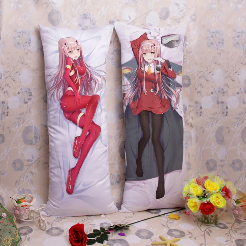 Cute Anime Darling In The Franxx Zero Two Pillow Cover Dakimakura Case