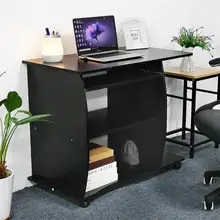 Chevet Mobile ordinateur Table d'ordinateur portable Mobile multicouche stéréo bois + acier cadre moderne Simple Table d'ordinateur portable support bureau outils HWC