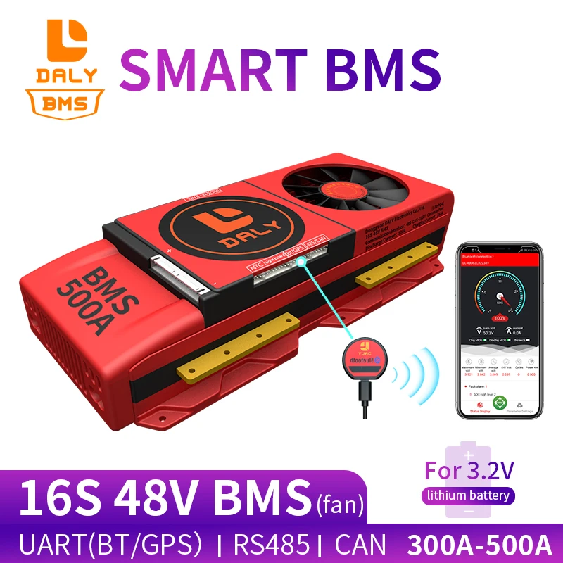 Смарт печатная плата ant bms 16S 48V 300A 400A 500A с Bluetooth UART RS485 может использоваться для