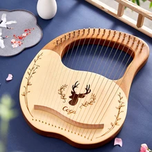 Лира Арфы 19 Гирлянды Из Красного Дерева, фанеры тела 19 совместных струнный инструмент для детей и взрослых начинающих гладкая красивая металлическая струны щелочь Арфы Лира Арфы 19 Гирлянды Из Красного Дерева, фанеры тела 19 совместных струнный инструмент для детей и взрослых начинающих гладкая красивая металлическая струны щелочь Арфы