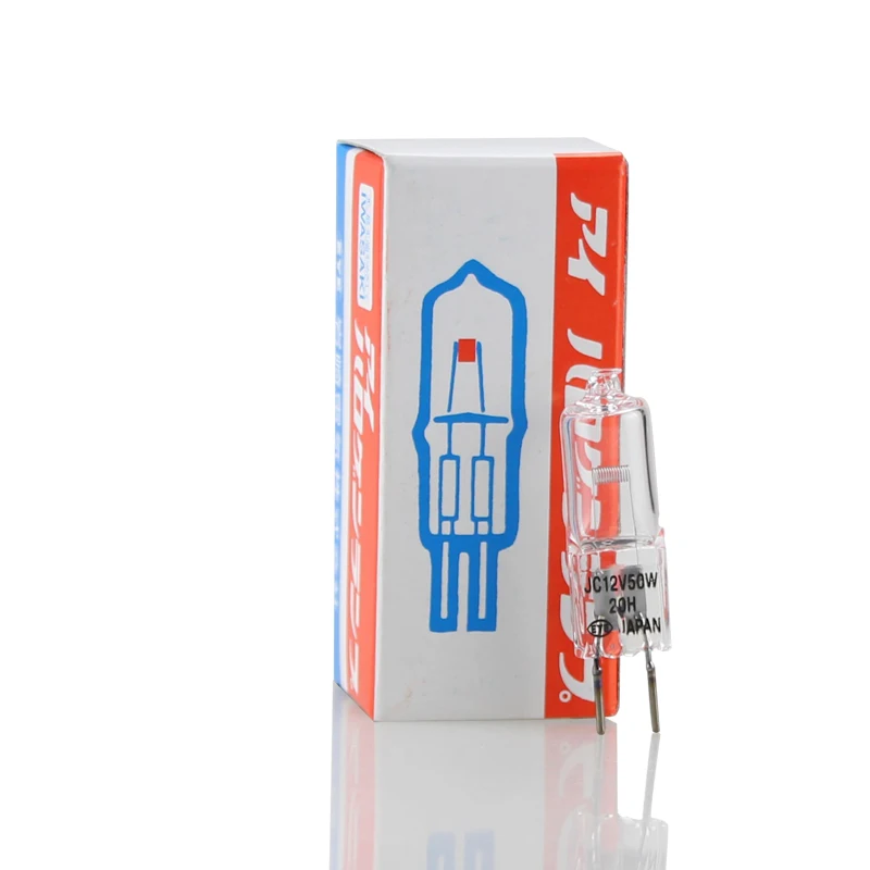 

EYE JC12V50W 20H G6.35 quartz halogen lamp,JC 12V50W20H/G1,Spectrometer Mitutoyo microscope light