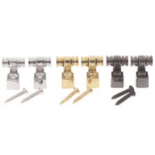 2 pçs rolo estilo corda retentores árvore para strat guitarra elétrica peças ferramentas instrumento musical acessórios