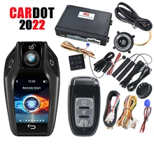 

Cardot Lcd Key Chain Car Alarm Ignition Remote Start Stop Engine Keyless Entry System For Russian Brazil Market