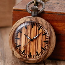 Креативные карманные часы с отделкой из дерева кварцевые натуральные деревянные часы брелок цепочка Подвески подарок для мужчин и женщин Unqiue часы reloj de bolsillo